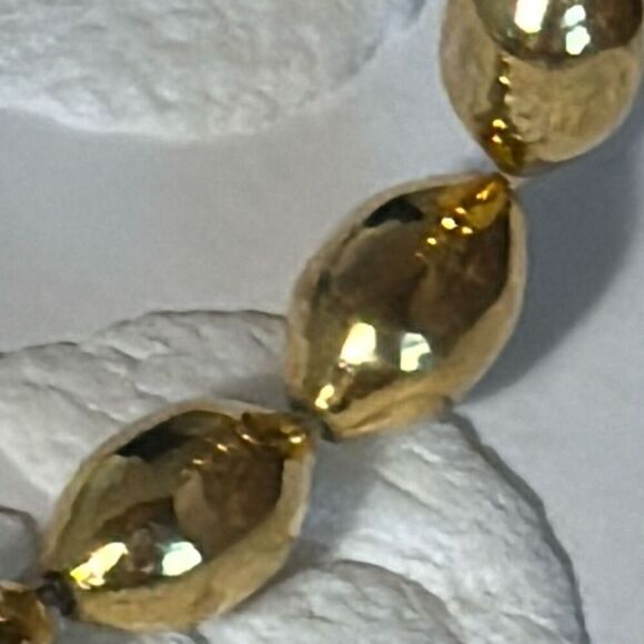 Vintage Gold Tone Oval Link Chain Necklace 24” - Picture 10 of 15